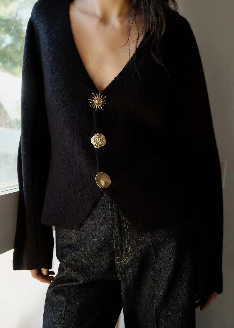 Gilet Boutons Vintage – Image 3