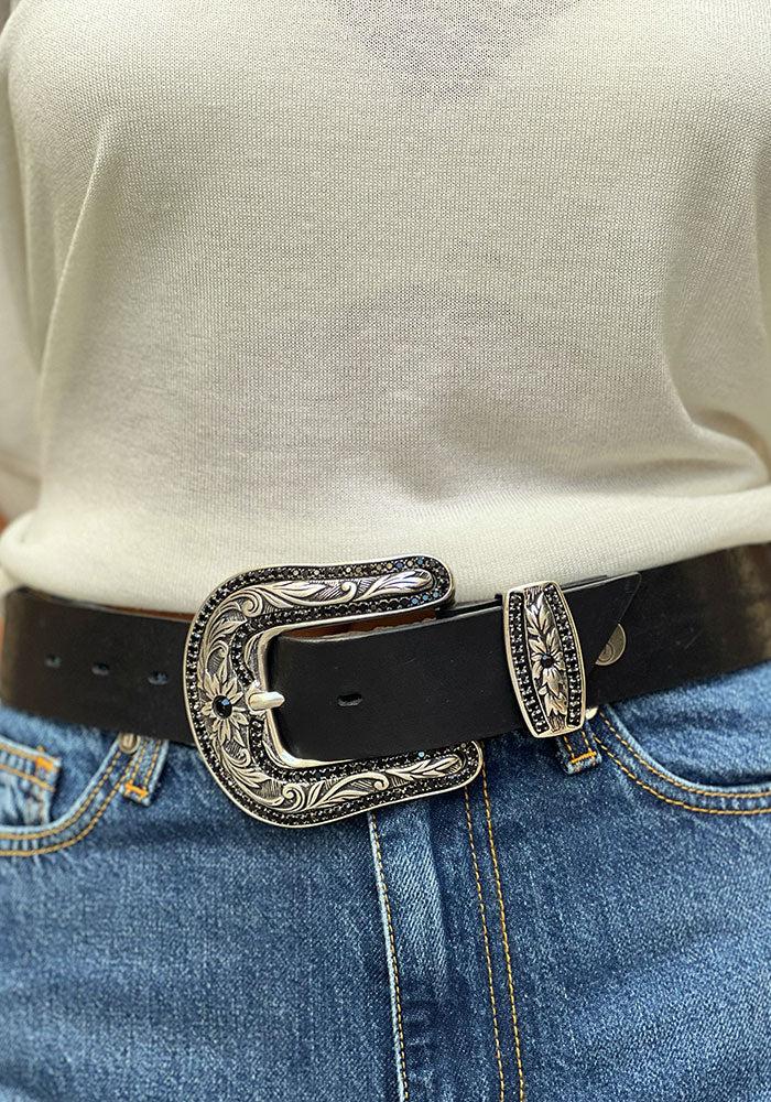 Tige De Ceinture Cuir Preto Noire – Image 3