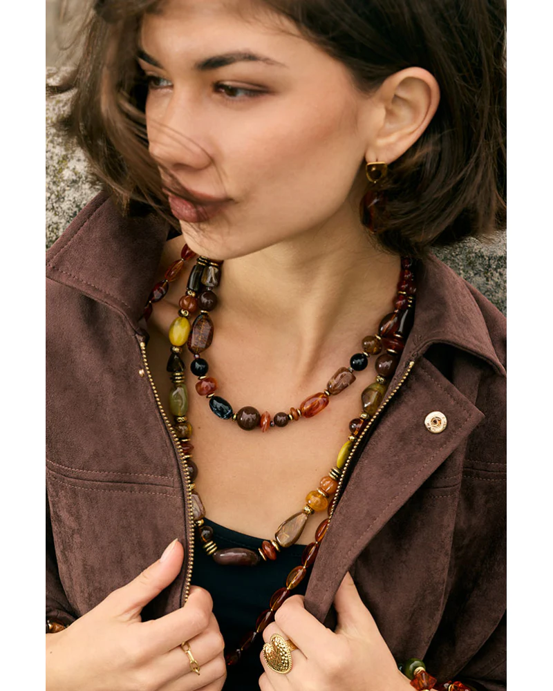 Collier Résine Multicolore – Image 2