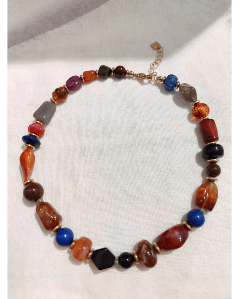 Collier Résine Multicolore – Image 3